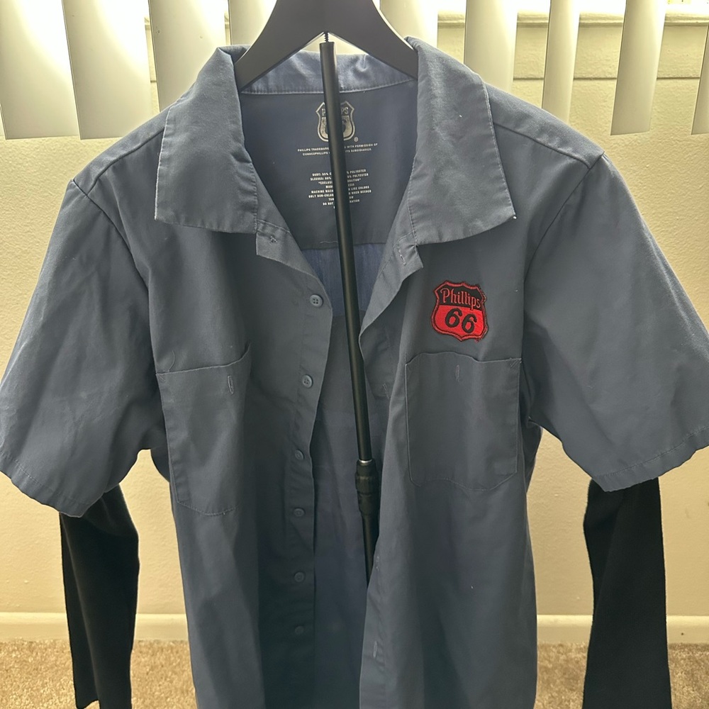 Men's Blue Shirt Jacket